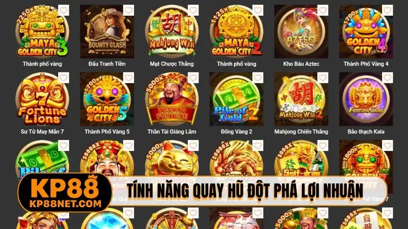 Tính năng quay hũ đột phá lợi nhuận